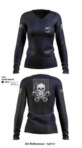 137th Echo Company 62214635 Women's Long Sleeve V-neck Shirt - 1