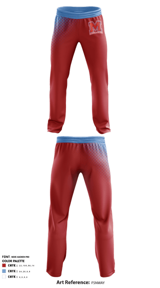 Sweatpants, Marian Central Catholic High School Golf, Golf, Teamtime, Team time, sublimation, custom sports apparel, team uniforms, spirit wear, spiritwear, sports uniforms, custom shirts, team store, custom team store, fundraiser sports, apparel fundraiser
