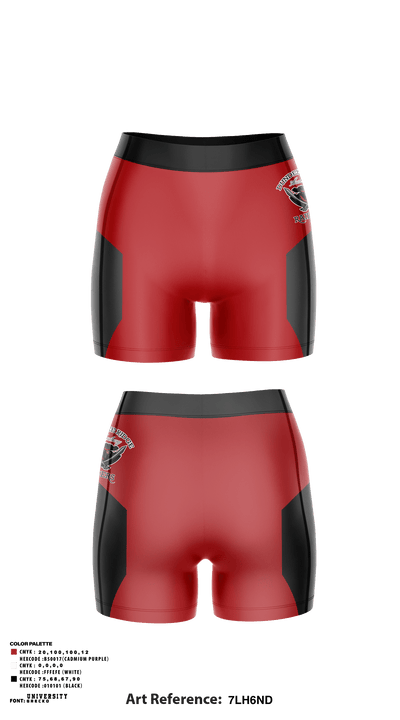Dundee Ridge Middle School Volleyball 85506815 Women's Compression Shorts - 1