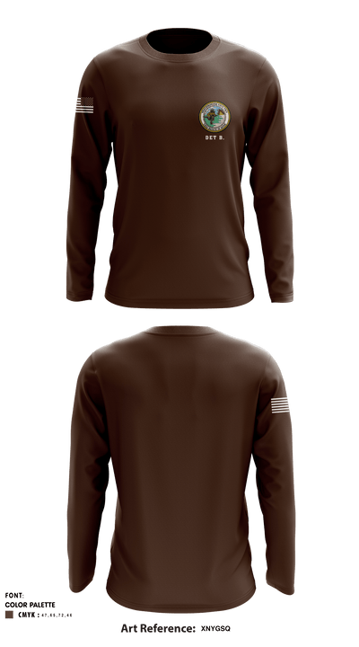 Beachmaster Unit Two 44478017 Long Sleeve Performance Shirt - 1