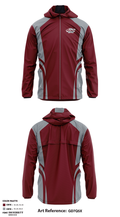 Rockridge High School Cheer 75041057 Windbreaker - 1