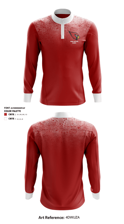 Coon Rapids High School Dance 48014275 Quarter Zip Jacket - 1