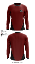 BATTLEGROUND WRESTLING 37344542 Long Sleeve Rash Guard Shirt - 1