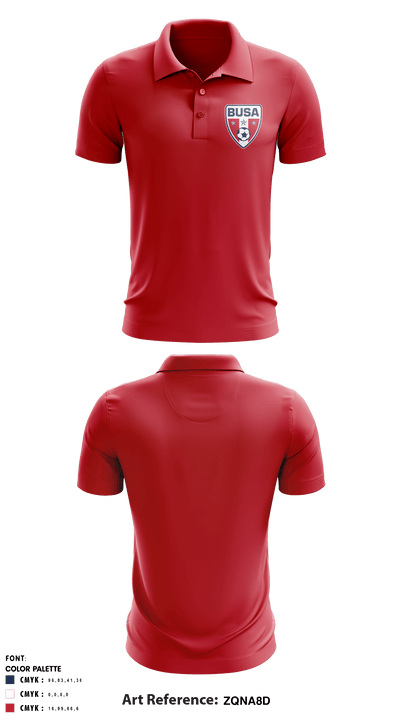 BUSA 13833283 Short Sleeve Performance Polo - 2