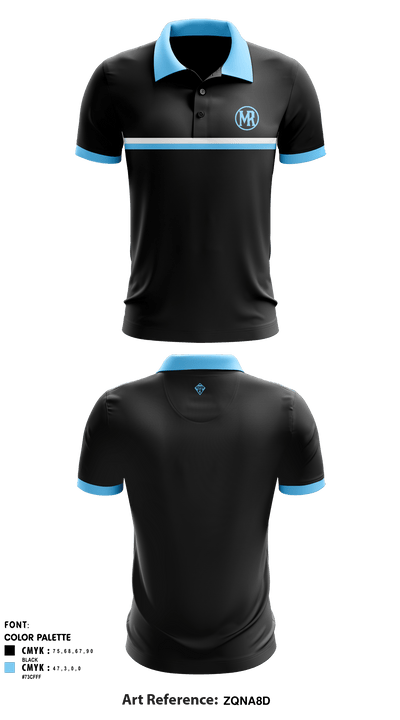 Mountain Range High School 39679914 Short Sleeve Performance Polo - 1