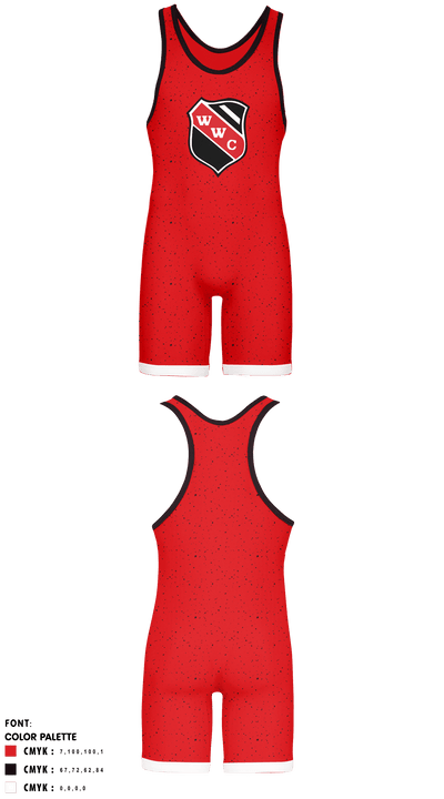Winnipeg Winter Club-Athletic Club 21479915 Wrestling Singlet - 1