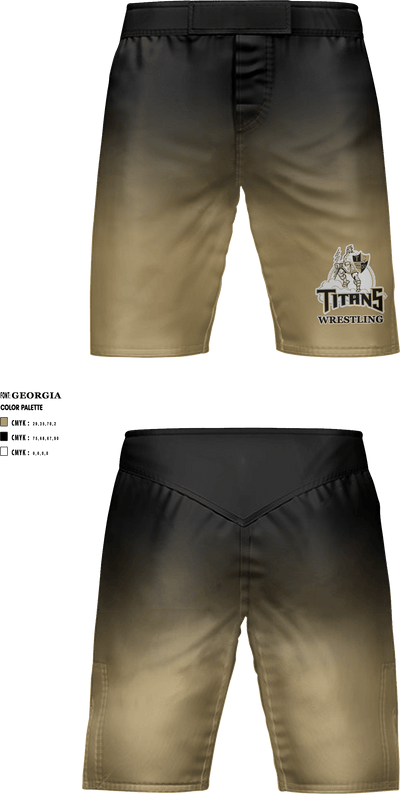 Treasure Coast Titans 33614318 Fight Shorts - 1