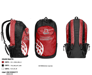 Gear Bag, Arroyo High School Wrestling, Wrestling, Teamtime, Team time, sublimation, custom sports apparel, team uniforms, spirit wear, spiritwear, sports uniforms, custom shirts, team store, custom team store, fundraiser sports, apparel fundraiser