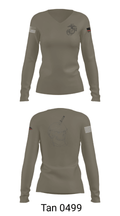 MCAS Yuma Brig 30279890 Women's Long Sleeve V-neck Shirt - 40