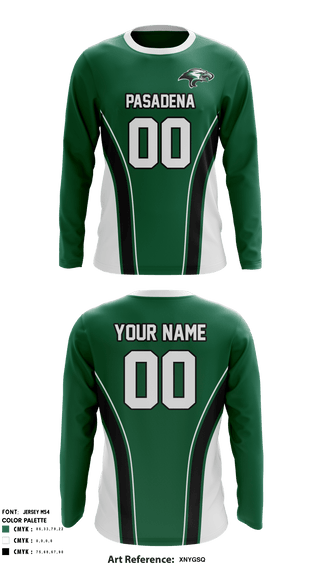 Long Sleeve Performance Shirt, Pasadena High School Football, Football, Teamtime, Team time, sublimation, custom sports apparel, team uniforms, spirit wear, spiritwear, sports uniforms, custom shirts, team store, custom team store, fundraiser sports, apparel fundraiser