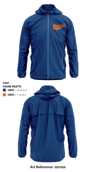 Mara Baseball 09083232 Windbreaker - 3