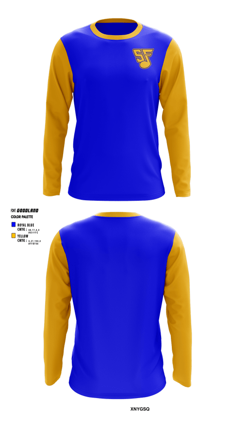 Long Sleeve Performance Shirt, South Farmington Blues, Softball, Teamtime, Team time, sublimation, custom sports apparel, team uniforms, spirit wear, spiritwear, sports uniforms, custom shirts, team store, custom team store, fundraiser sports, apparel fundraiser