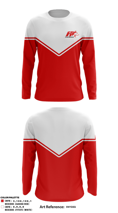 Trussville Lacrosse 62048401 Long Sleeve Performance Shirt - 1