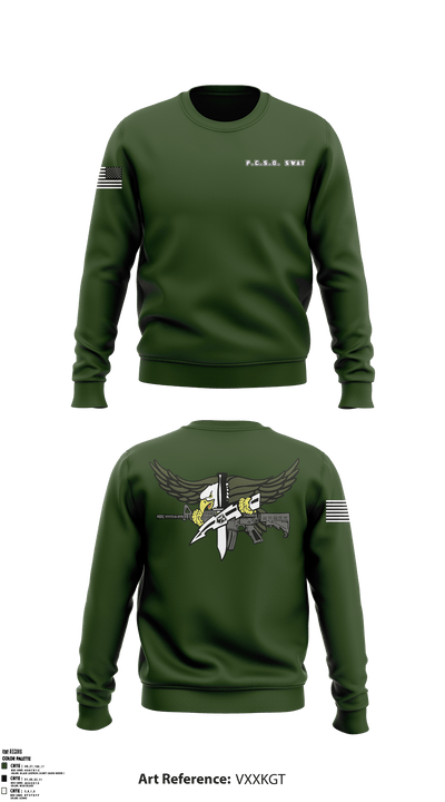 P.C.S.O. SWAT 73227294 Crew Neck Sweatshirt - 2