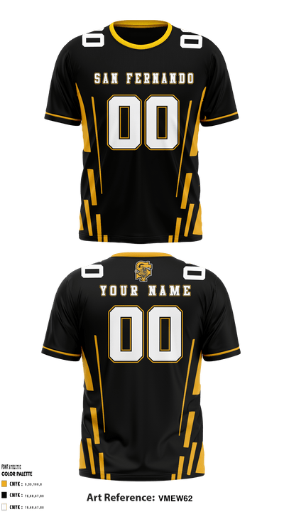 San Fernando High School Football 66448395 Short Sleeve Performance Shirt - 2