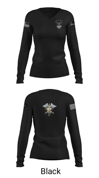 Women's Long Sleeve Vneck Shirt, , Army, Teamtime, Team time, sublimation, custom sports apparel, team uniforms, spirit wear, spiritwear, sports uniforms, custom shirts, team store, custom team store, fundraiser sports, apparel fundraiser
