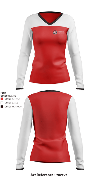 Women's Long Sleeve Vneck Shirt, , , Teamtime, Team time, sublimation, custom sports apparel, team uniforms, spirit wear, spiritwear, sports uniforms, custom shirts, team store, custom team store, fundraiser sports, apparel fundraiser