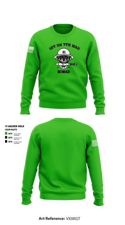 1/7 64584368 Crew Neck Sweatshirt - 1