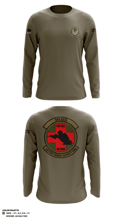 944 ASTS TCCC 40011689 Long Sleeve Performance Shirt - 1