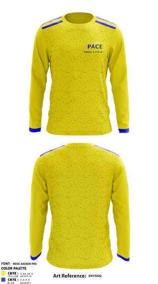 Long Sleeve Performance Shirt, Pace Track & Field, Track & Field, Teamtime, Team time, sublimation, custom sports apparel, team uniforms, spirit wear, spiritwear, sports uniforms, custom shirts, team store, custom team store, fundraiser sports, apparel fundraiser