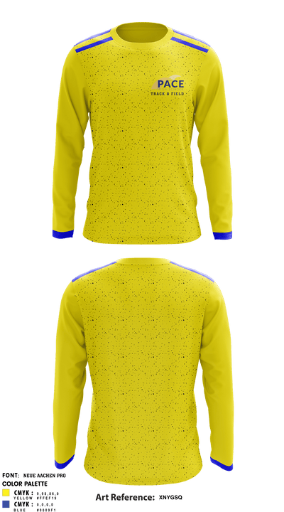 Pace Track & Field 69046304 Long Sleeve Performance Shirt - 1