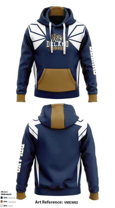 Delano High School Basketball 89404151 Hoodie - 2