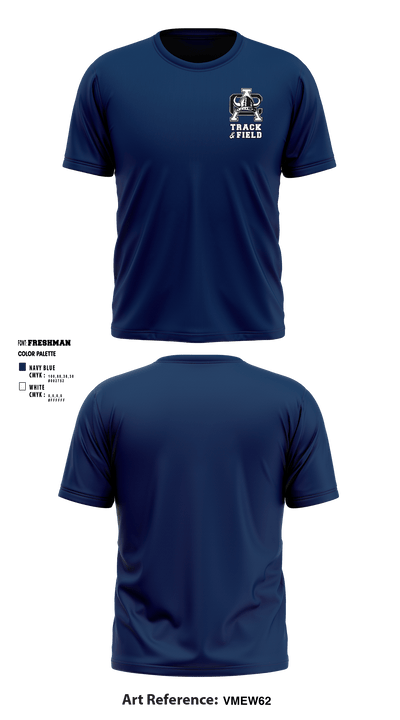 Atlantic City Track & Field 37001507 Short Sleeve Performance Shirt - 2