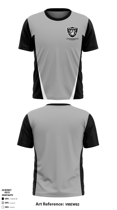 Leicester Spencer Raiders 5286775 Short Sleeve Performance Shirt - 1