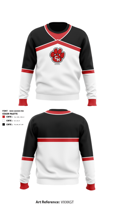 Colleyville Heritage High School Cheer 64869886 Crew Neck Sweatshirt - 4