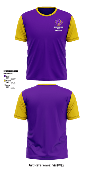 Short Sleeve Performance Shirt, Diamond Bar Pony Baseball, Baseball, Teamtime, Team time, sublimation, custom sports apparel, team uniforms, spirit wear, spiritwear, sports uniforms, custom shirts, team store, custom team store, fundraiser sports, apparel fundraiser
