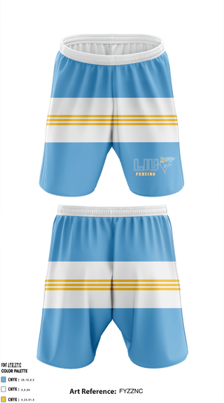 Athletic Shorts With Pockets, LIU Fencing, School Spirit Store, Teamtime, Team time, sublimation, custom sports apparel, team uniforms, spirit wear, spiritwear, sports uniforms, custom shirts, team store, custom team store, fundraiser sports, apparel fundraiser