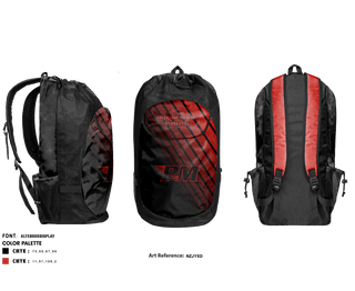 Gear Bag, Patchogue-Medford Gymnastics, School Spirit Store, Teamtime, Team time, sublimation, custom sports apparel, team uniforms, spirit wear, spiritwear, sports uniforms, custom shirts, team store, custom team store, fundraiser sports, apparel fundraiser