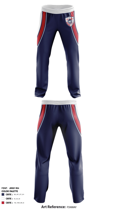 Taylor High School Soccer 60296275 Sweatpants - 1