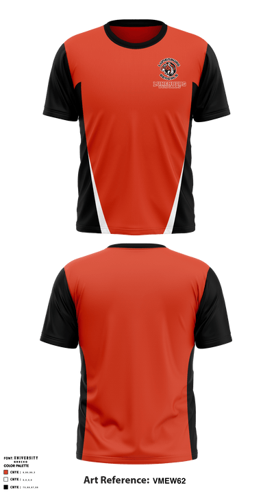 Lunenburg Bengals 90321108 Short Sleeve Performance Shirt - 1