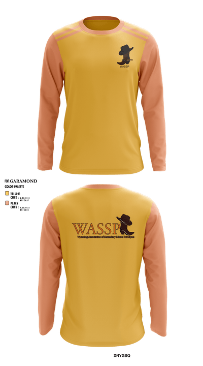 Wyoming Association of Secondary School Principals 79829296 Long Sleeve Performance Shirt - 3