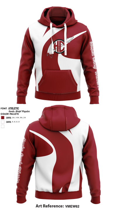 Houston County Warrior Youth Football & Cheer 63041540 Hoodie - 1