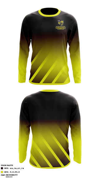 Long Sleeve Performance Shirt, Alameda High School Soccer, Men's Soccer, Teamtime, Team time, sublimation, custom sports apparel, team uniforms, spirit wear, spiritwear, sports uniforms, custom shirts, team store, custom team store, fundraiser sports, apparel fundraiser