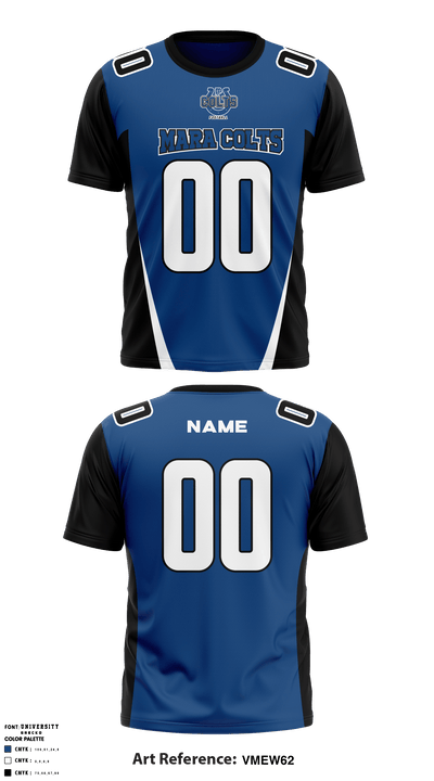 Mara Colts 58187834 Short Sleeve Performance Shirt - 2