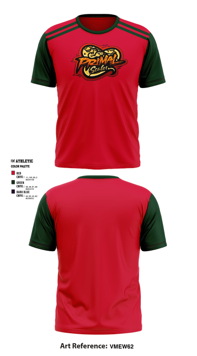 Primal Scales 55023388 Short Sleeve Performance Shirt - 1