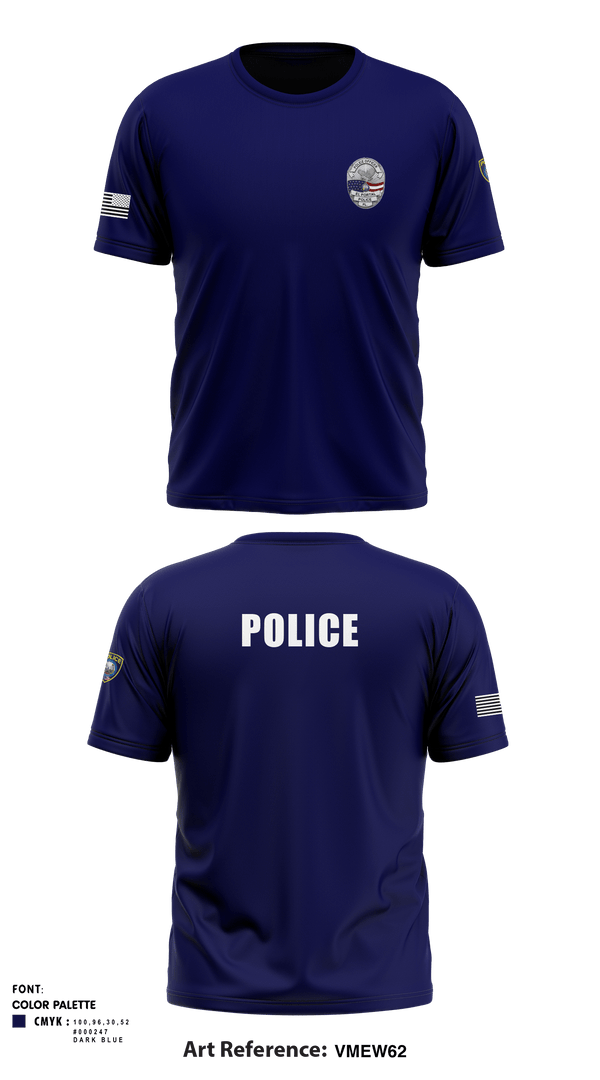 Short Sleeve Performance Shirt, , Police, Teamtime, Team time, sublimation, custom sports apparel, team uniforms, spirit wear, spiritwear, sports uniforms, custom shirts, team store, custom team store, fundraiser sports, apparel fundraiser