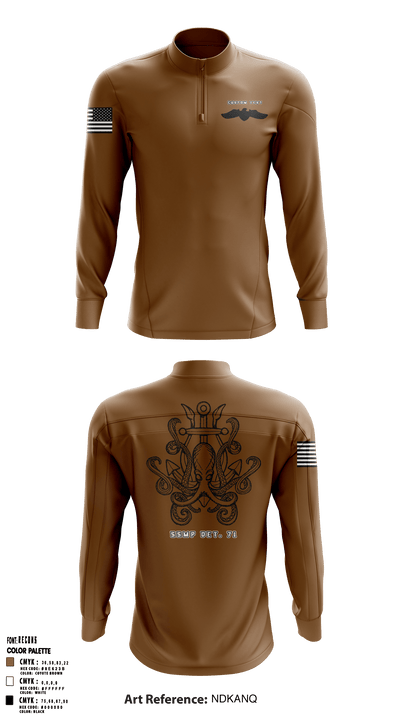 SSMP Detachment 71 50921061 Quarter Zip Jacket - 3