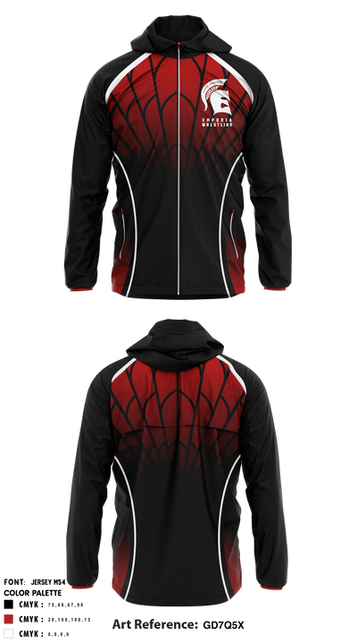 Emporia Middle School 47479945 Windbreaker - 1