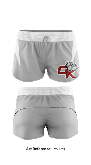 Track Shorts, Okanogan High School Cheer, School Spirit Store, Teamtime, Team time, sublimation, custom sports apparel, team uniforms, spirit wear, spiritwear, sports uniforms, custom shirts, team store, custom team store, fundraiser sports, apparel fundraiser