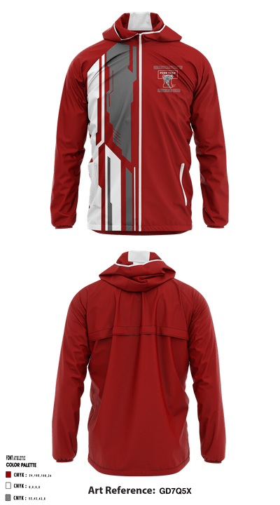Camden County Technical High School-Pennsauken Campus Cheer 65284337 Windbreaker - 1