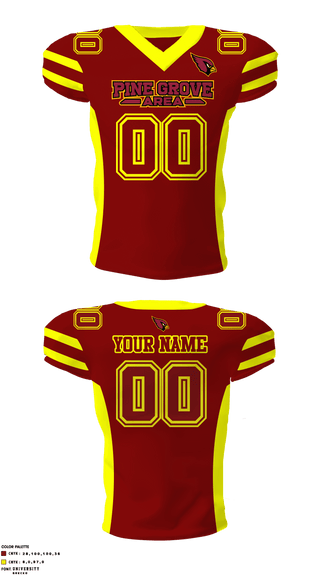 Football Jersey, Pine Grove Area High School Football, Football, Teamtime, Team time, sublimation, custom sports apparel, team uniforms, spirit wear, spiritwear, sports uniforms, custom shirts, team store, custom team store, fundraiser sports, apparel fundraiser