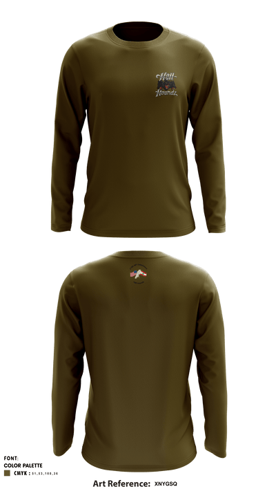 218th MP Co 78237854 Long Sleeve Performance Shirt - 1