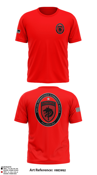 SOCAF 57961693 Short Sleeve Performance Shirt - 2