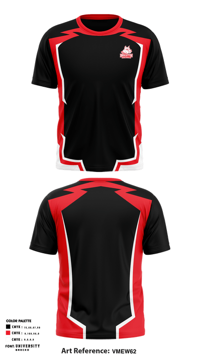 Brockton High School Football 27716111 Short Sleeve Performance Shirt - 1