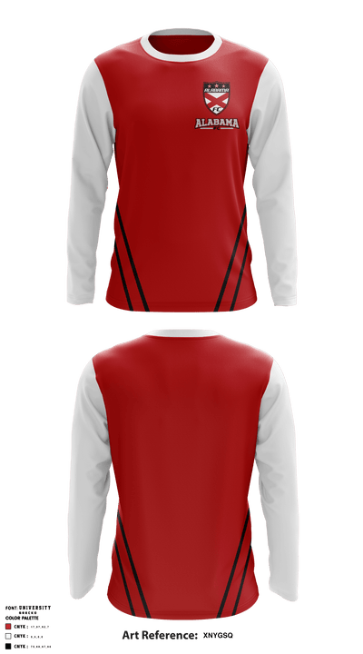 Alabama FC 6060927 Long Sleeve Performance Shirt - 1