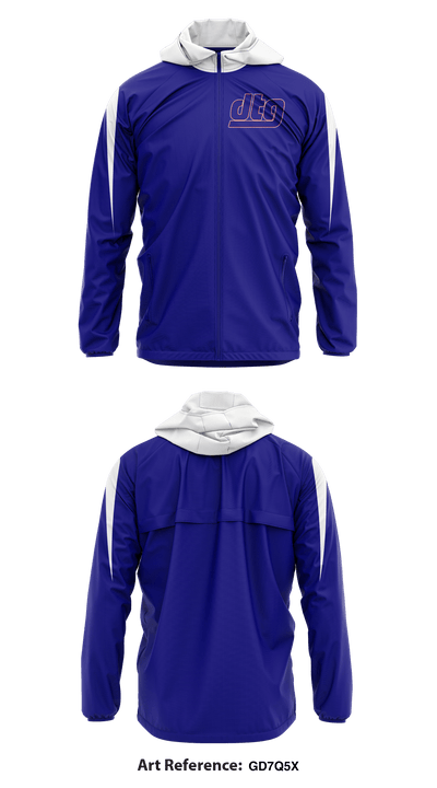 Downtown Giants Youth Football 68980247 Windbreaker - 4